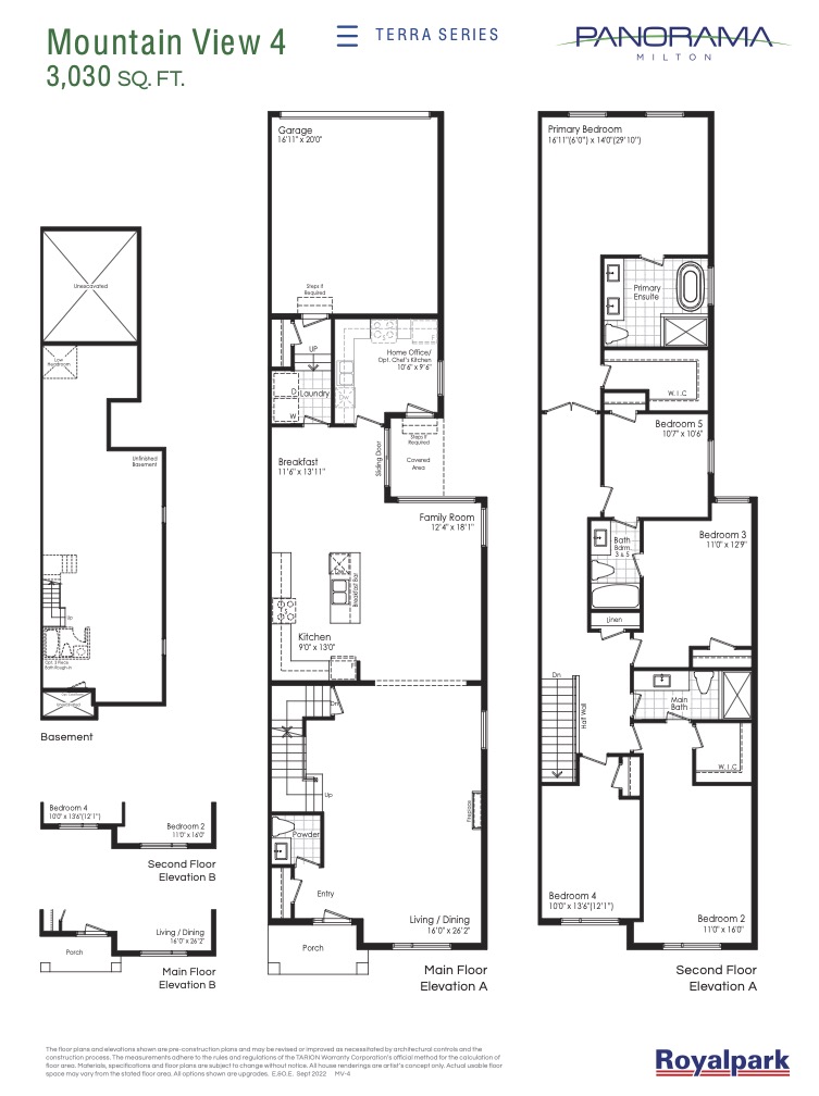 Mountain View 4 floor plan