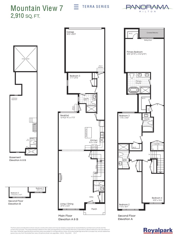 Mountain View 7 floor plan