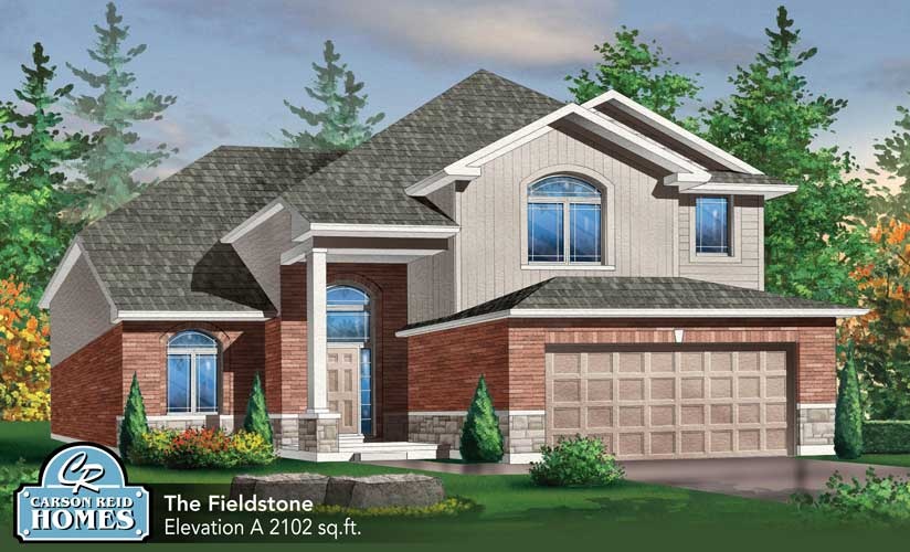 The Fieldstone floor plan