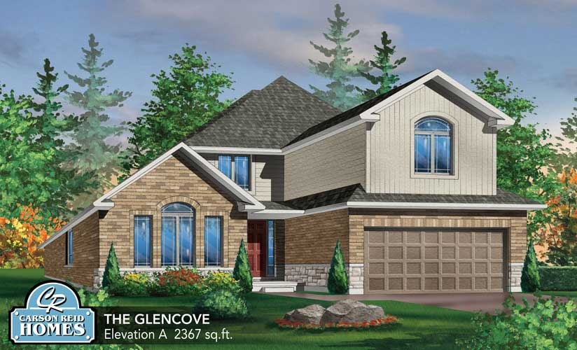 The Glencove floor plan