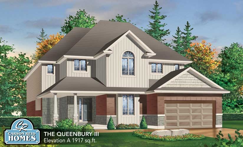 The Queenbury III floor plan