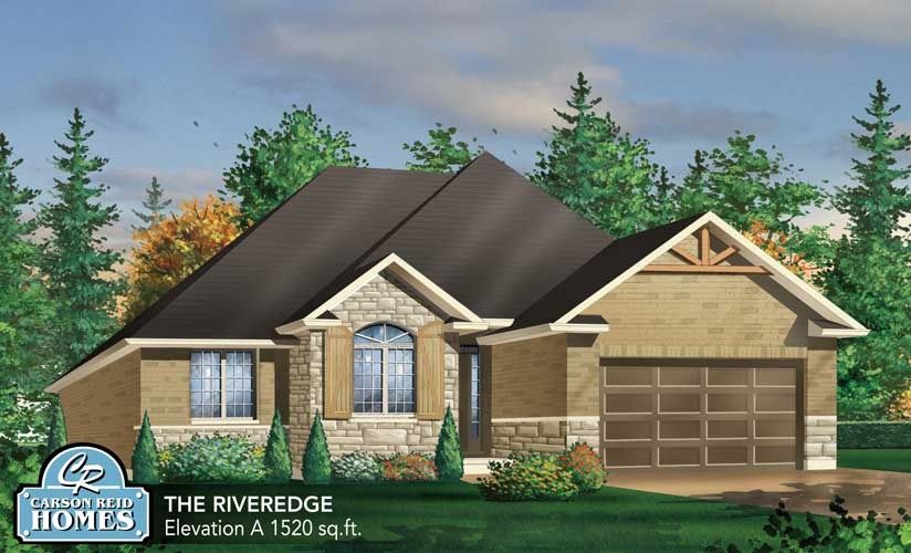 The Riveredge floor plan