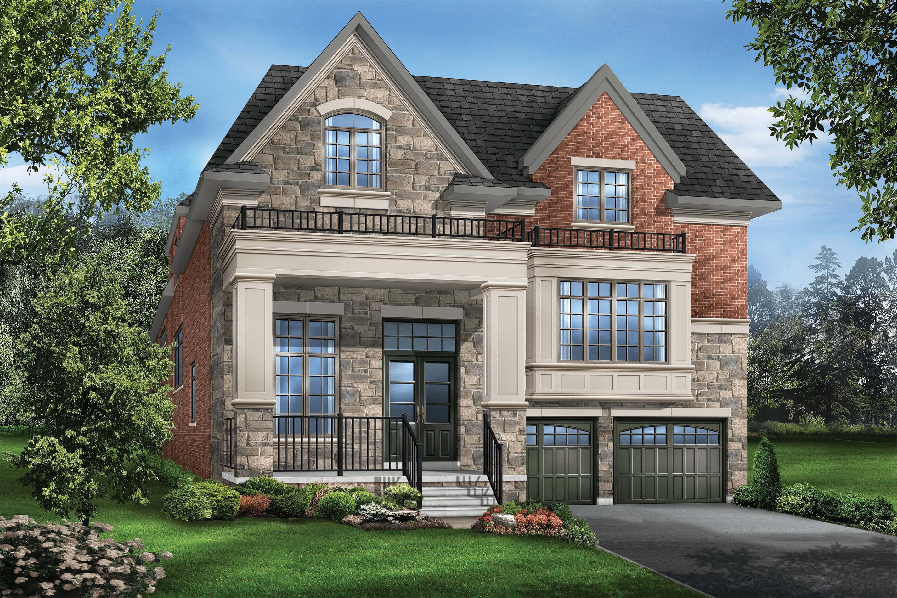 The Magnolia - Elev. A floor plan