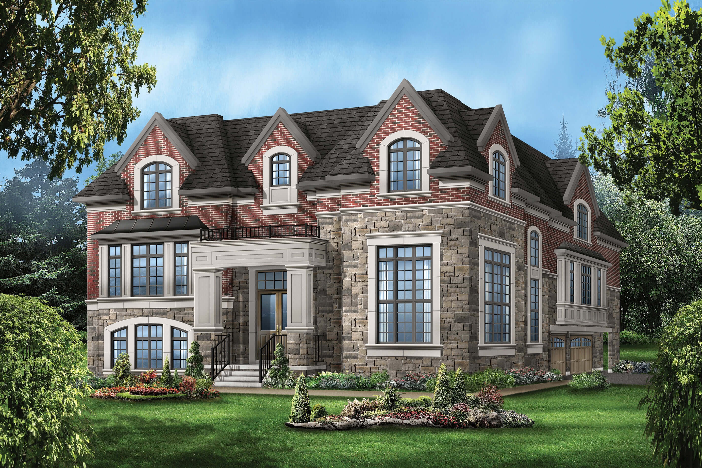 The Maple - Elev. A floor plan