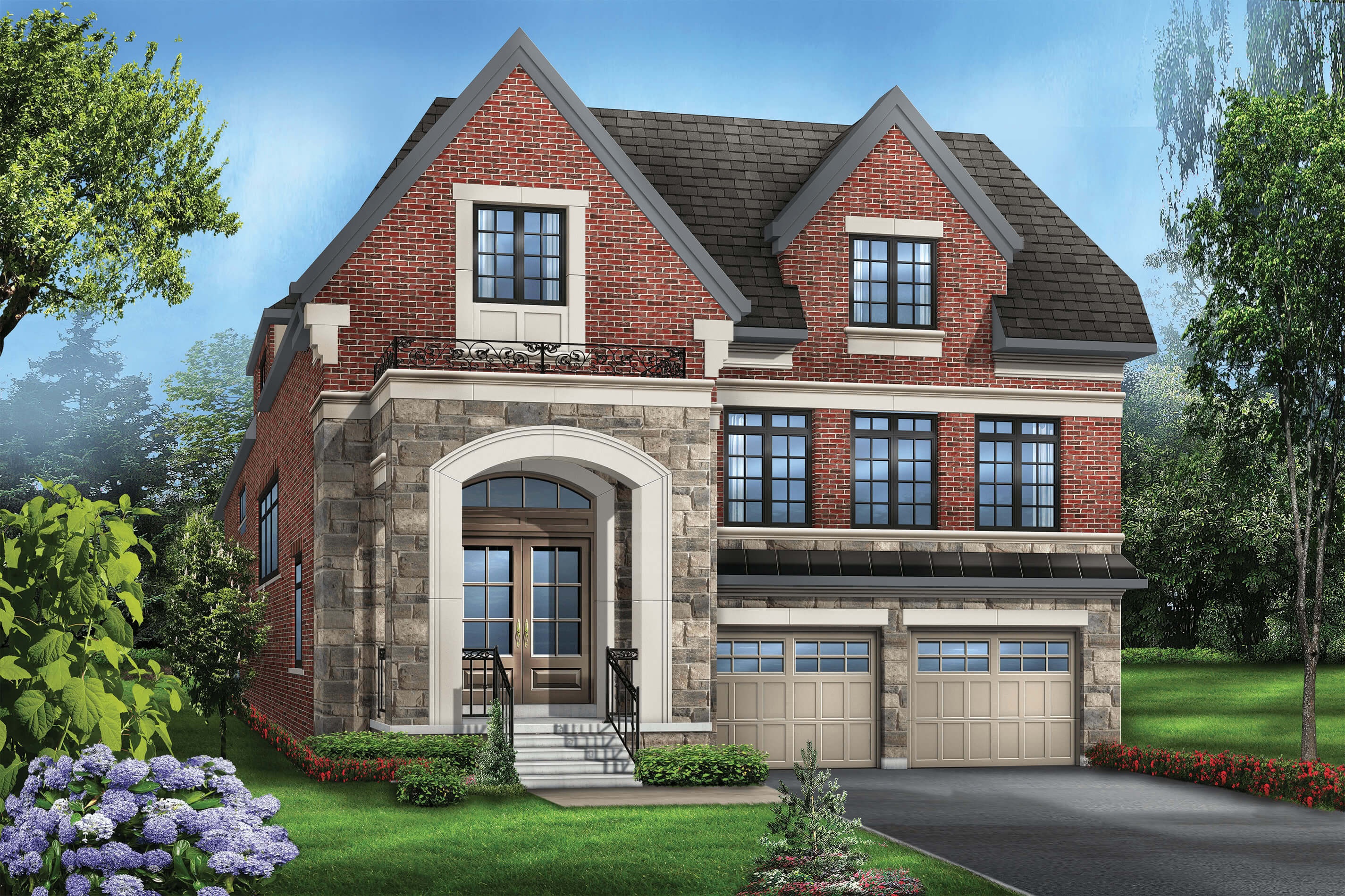 The Sycamore - Elev. A floor plan