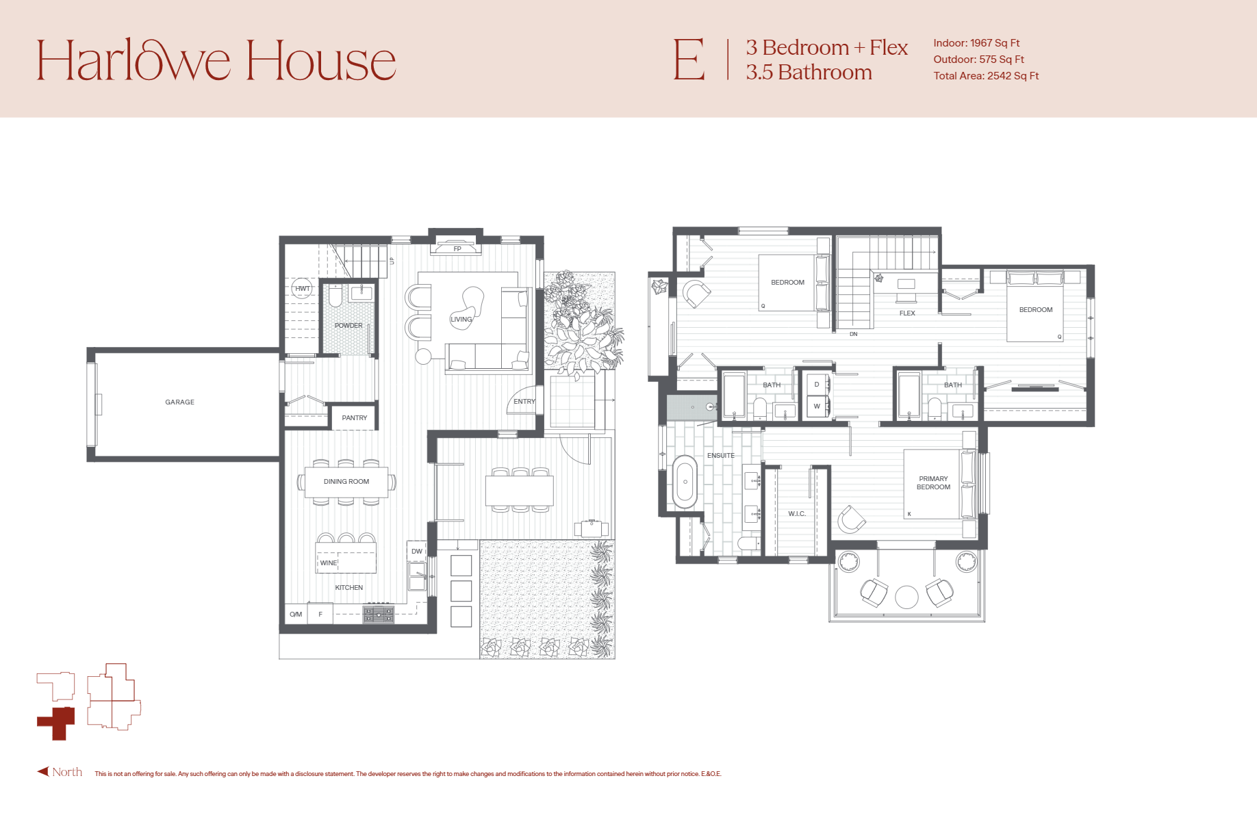 E floor plan