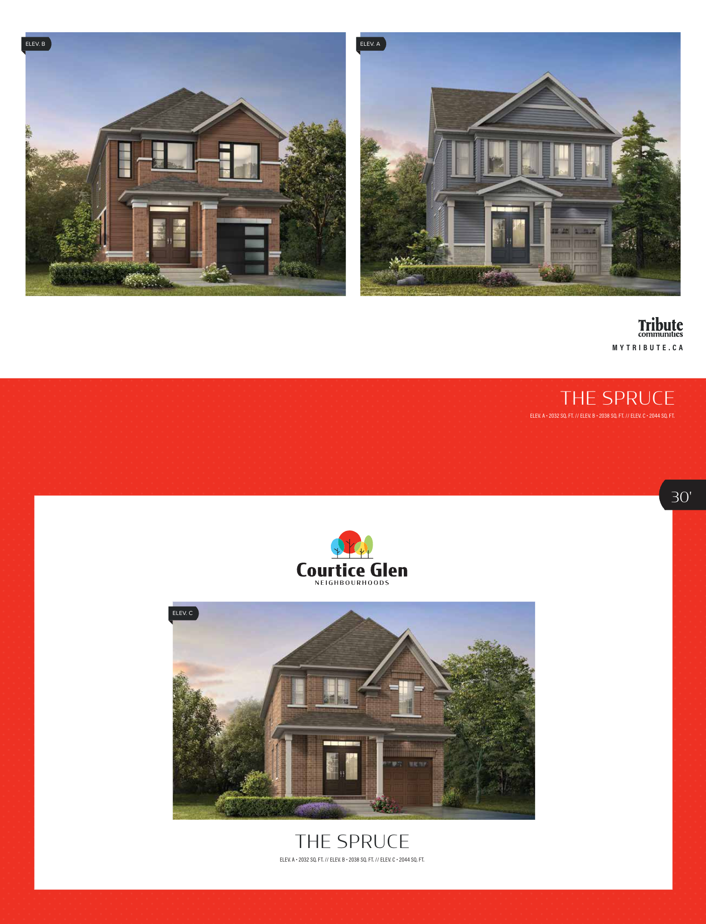 THE SPRUCE B floor plan