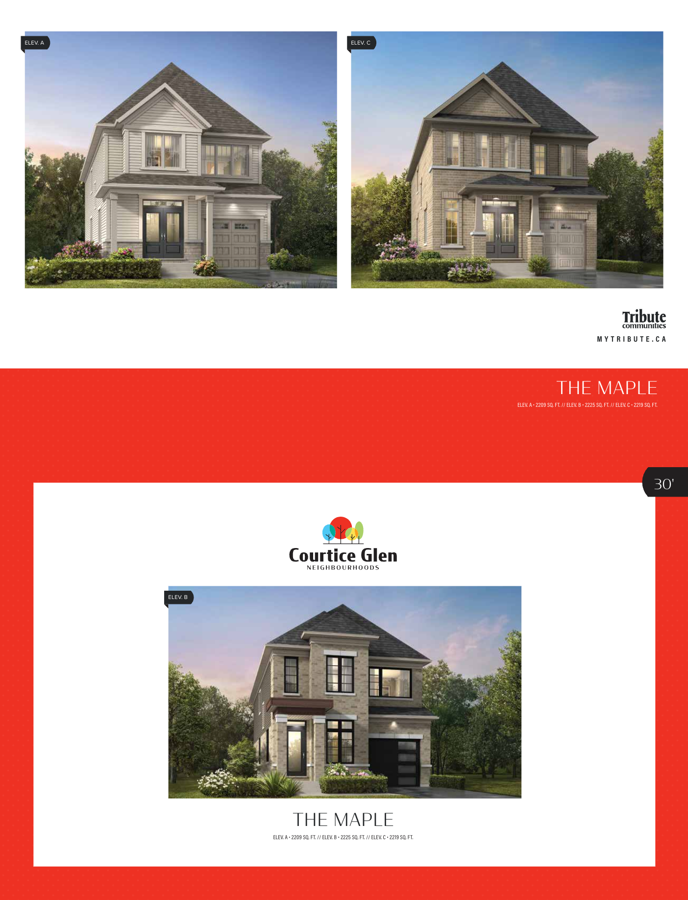 THE MAPLE A floor plan