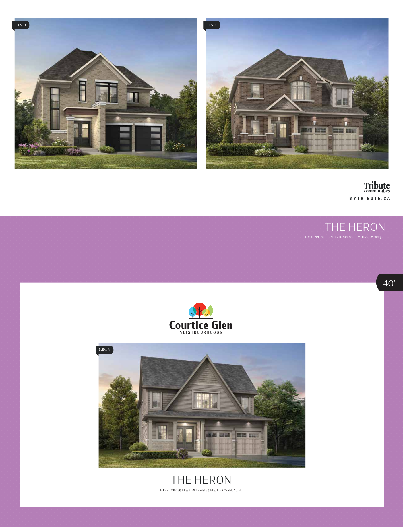 THE HERON A floor plan