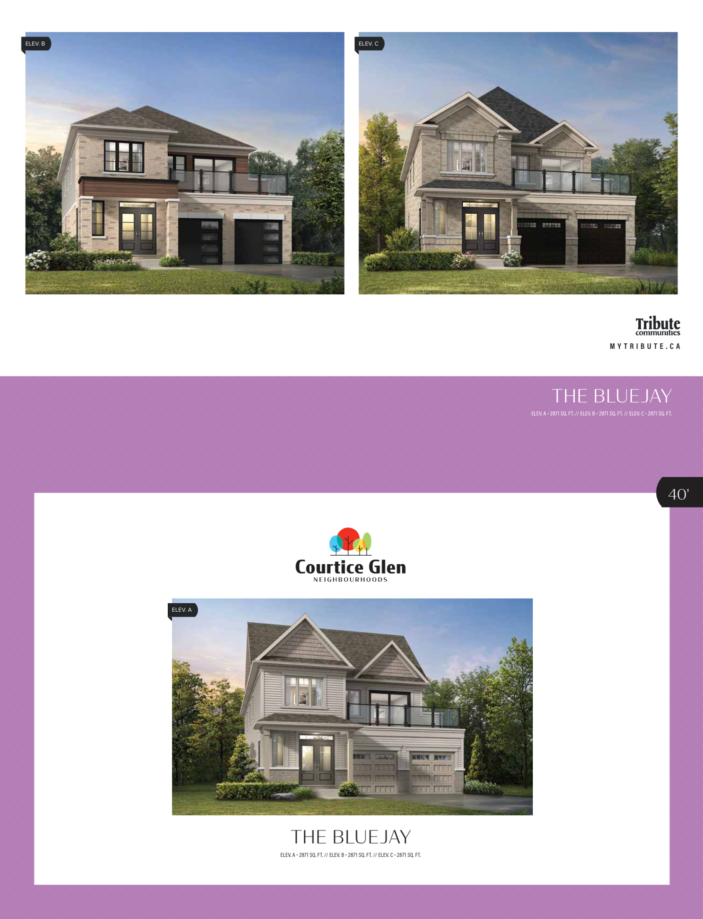 THE BLUEJAY A floor plan