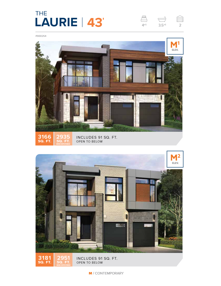 The Laurie Contemporary 1 floor plan