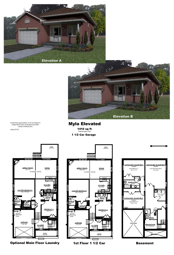 The Myla - Elevated floor plan