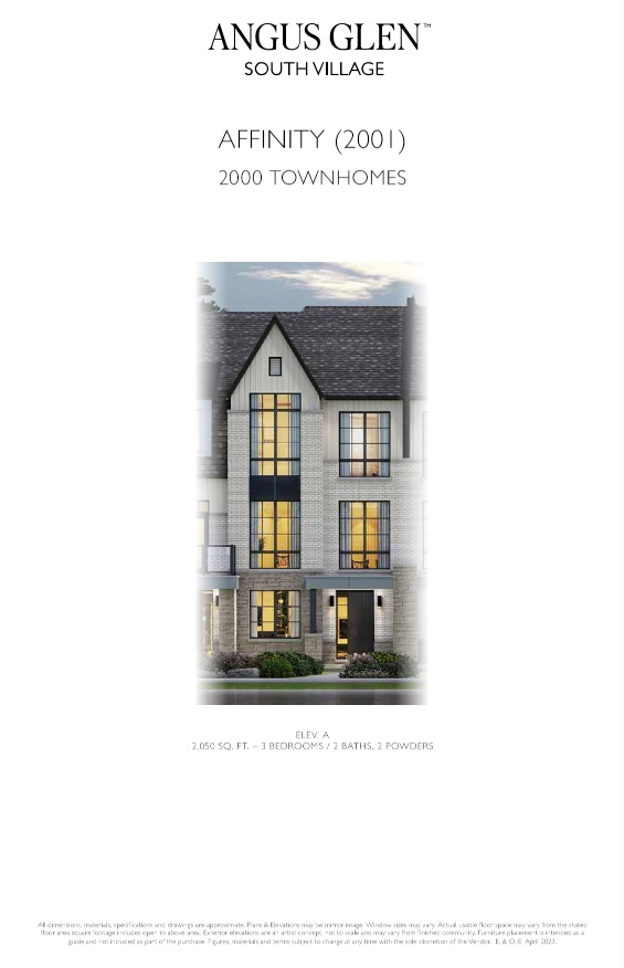 Affinity A floor plan