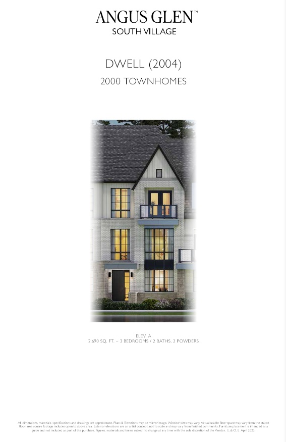 Dwell A floor plan