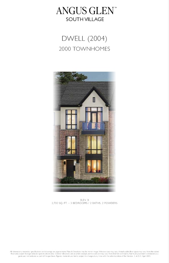 Dwell B floor plan