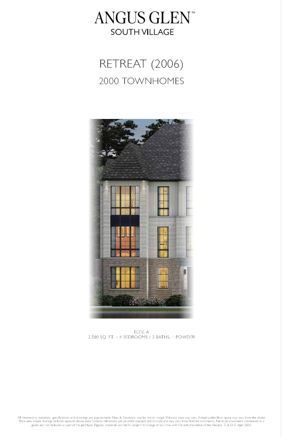 Retreat A floor plan