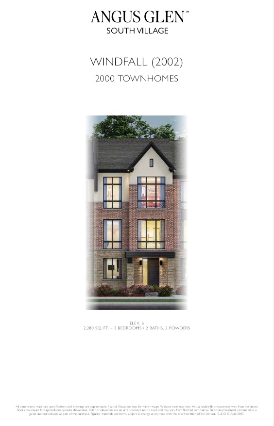 WINDFALL B floor plan