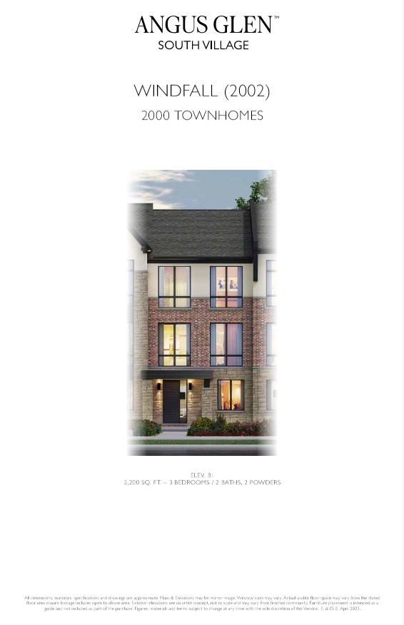 WINDFALL B1 floor plan