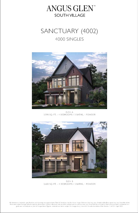 Sanctuary - Elev. A floor plan