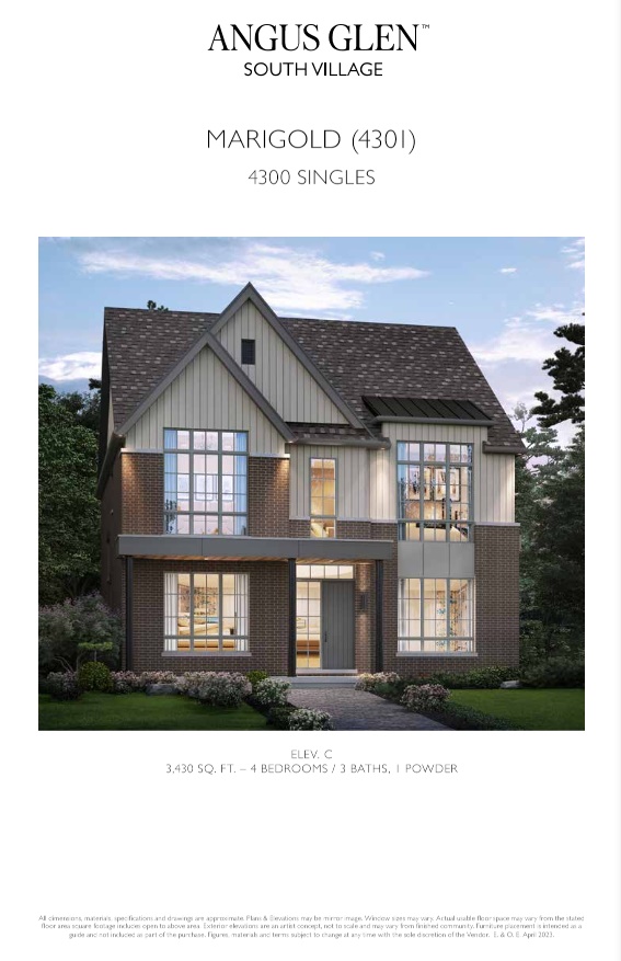 Marigold - Elev. C floor plan