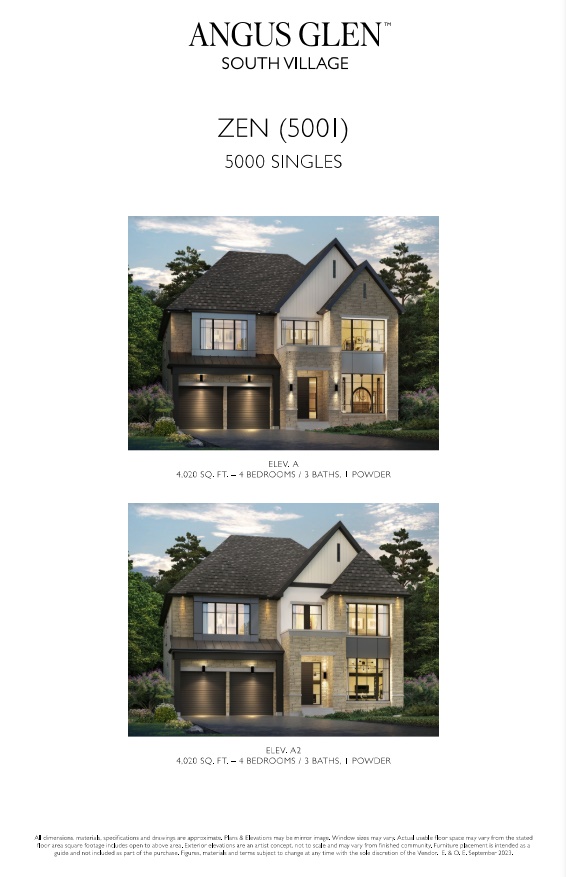 Zen A & A2 floor plan