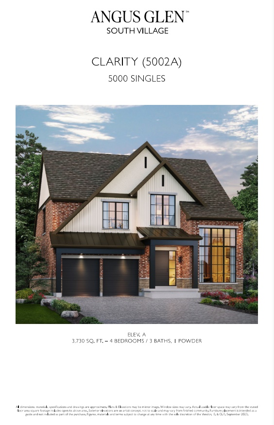 Clarity - Elev. A floor plan