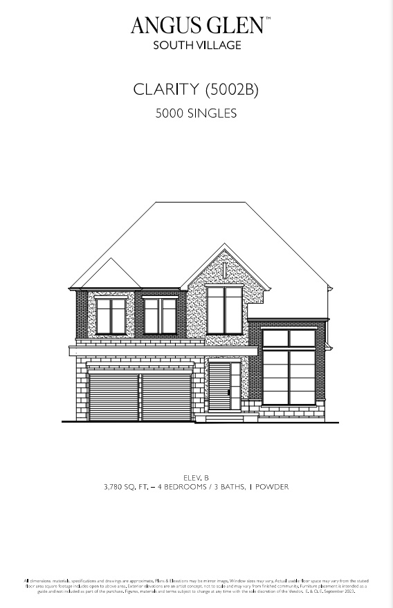 Clarity - Elev. B floor plan