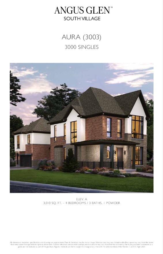 Aura - Elev. A floor plan