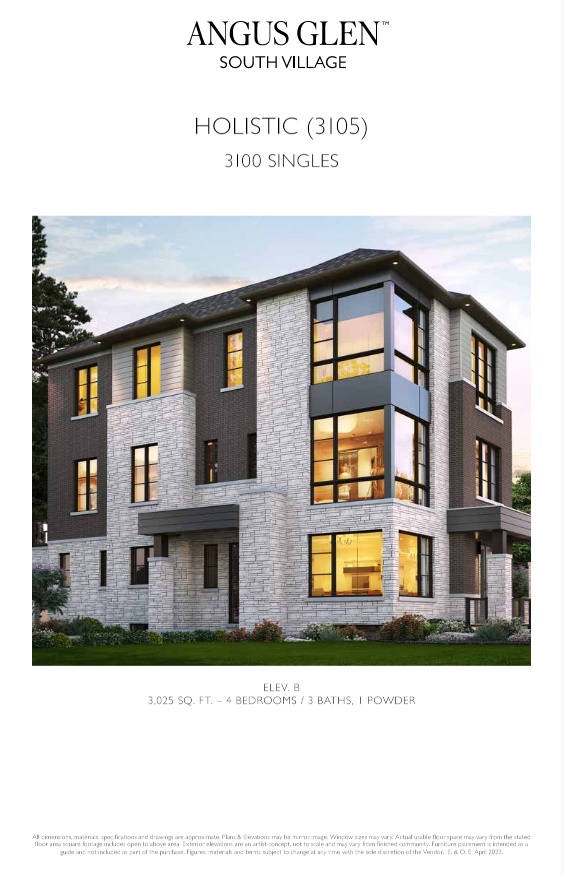 Holistic - Elev. B floor plan