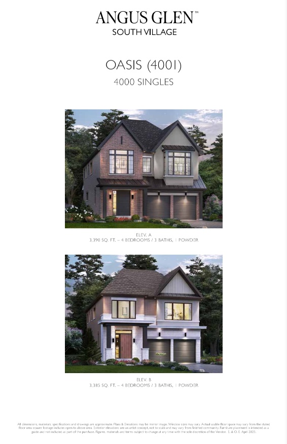 Oasis - Elev. B floor plan