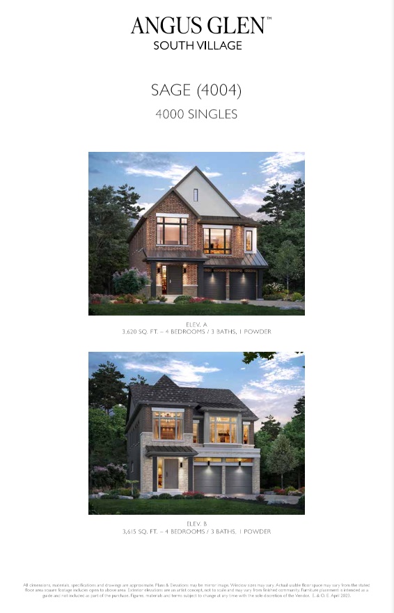 Sage - Elev. B floor plan