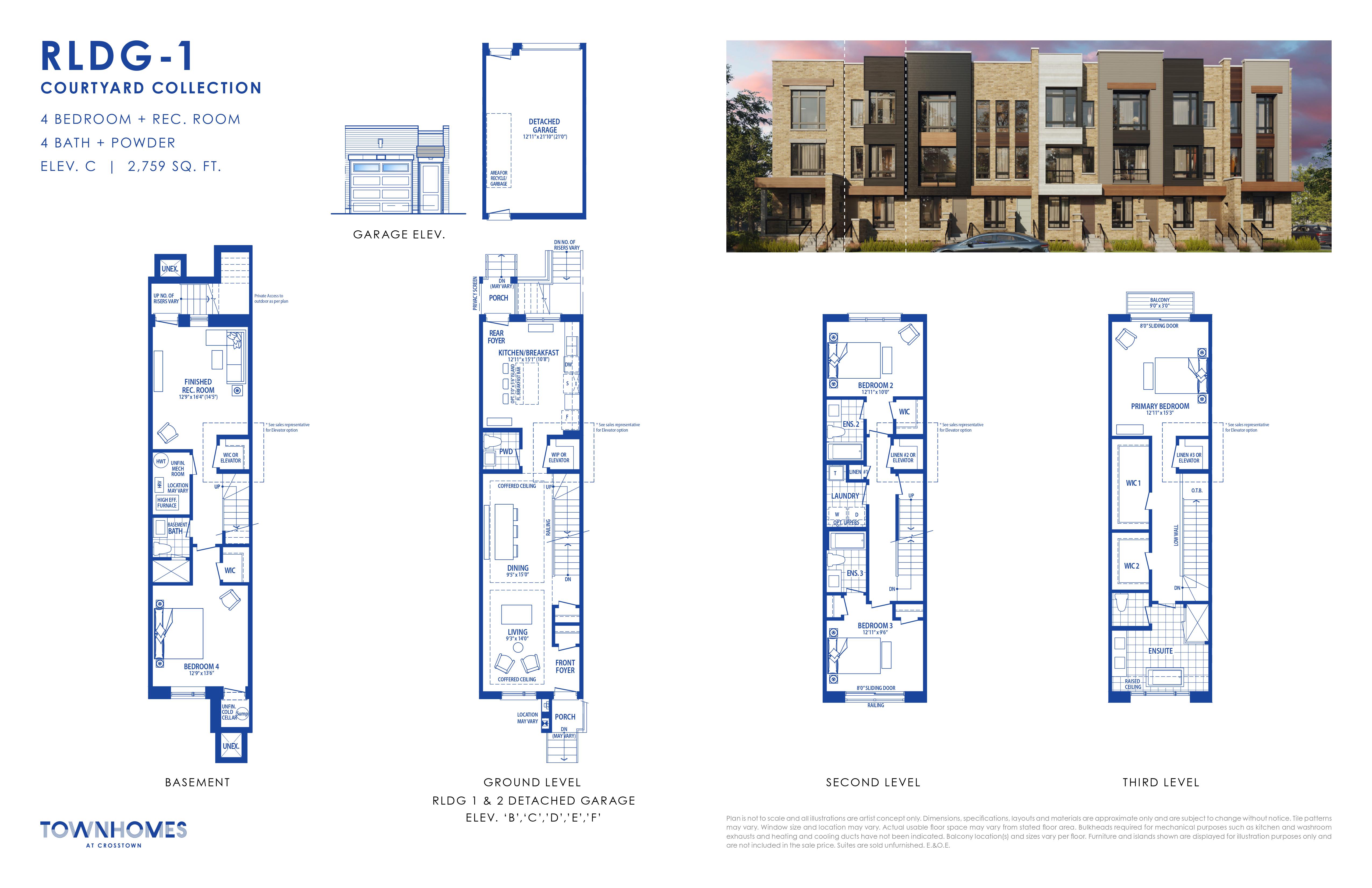 RLDG-1 Elev. C floor plan