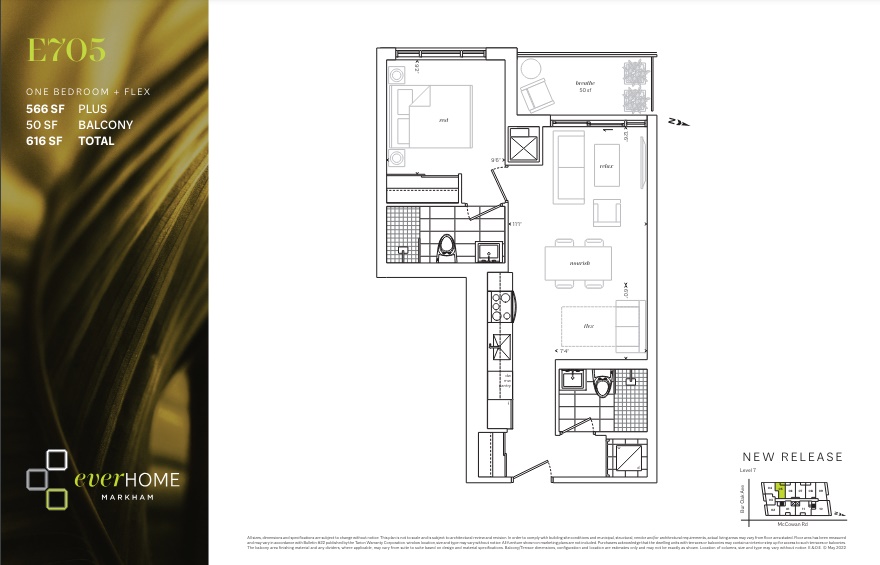E705 floor plan