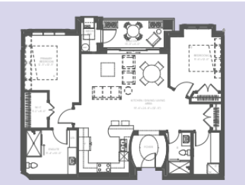 Gaultier A2 floor plan