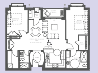 Gaultier B2 floor plan