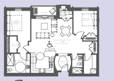 Gaultier C2 floor plan