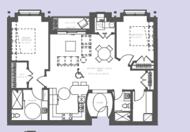 Gaultier C3 floor plan