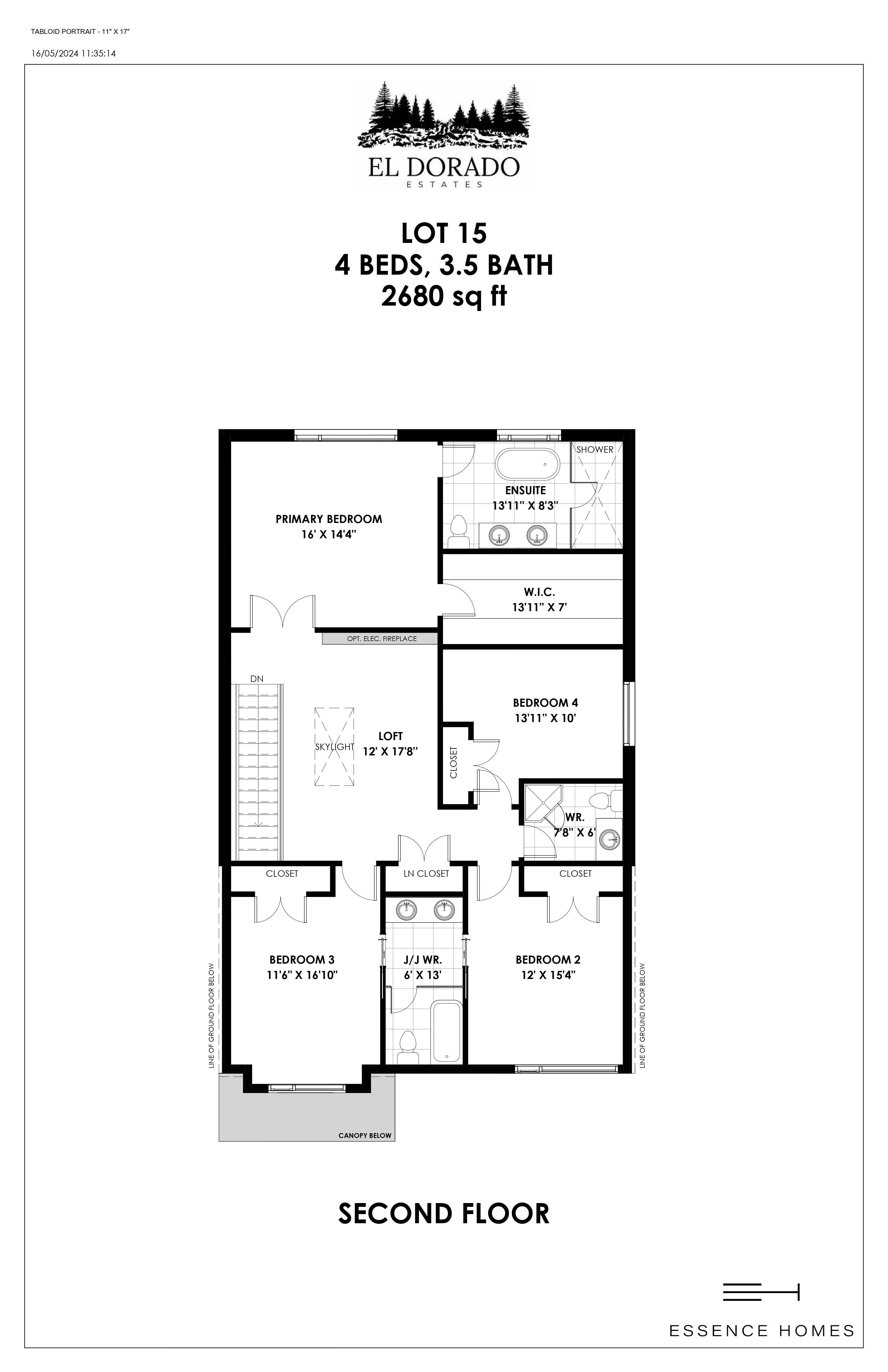 Lot 15 floor plan