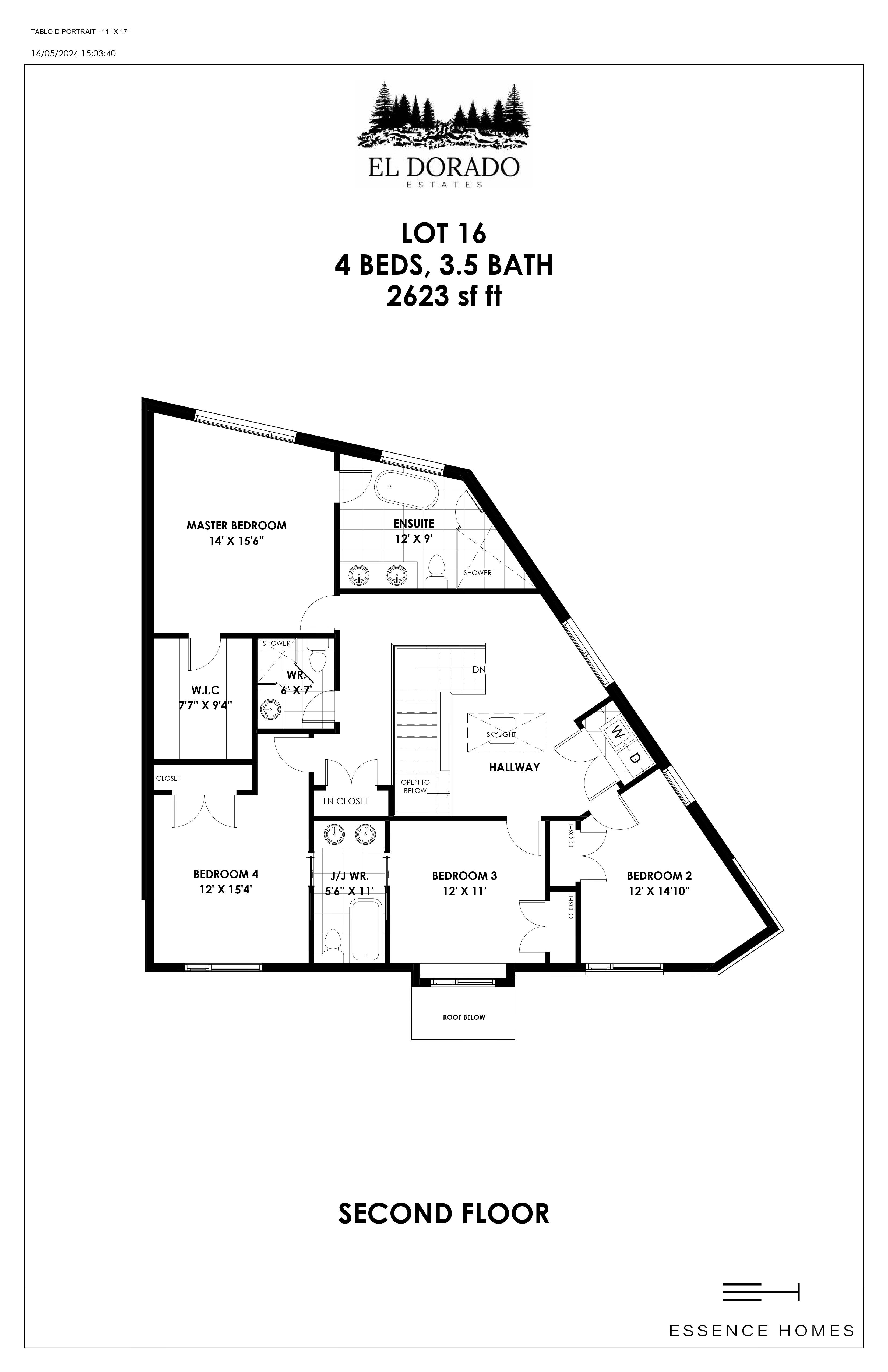 Lot 16 floor plan