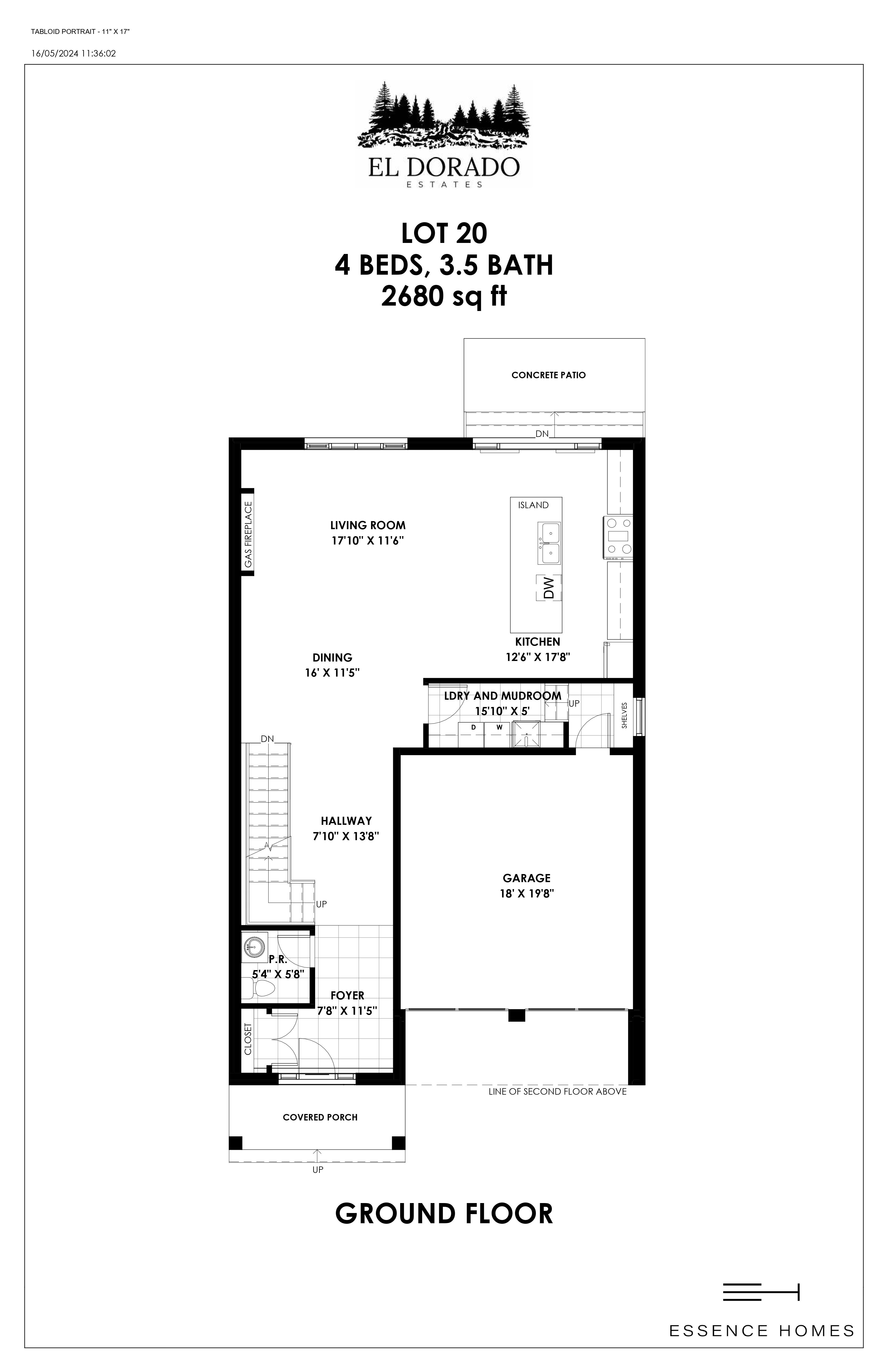 Lot 20 floor plan