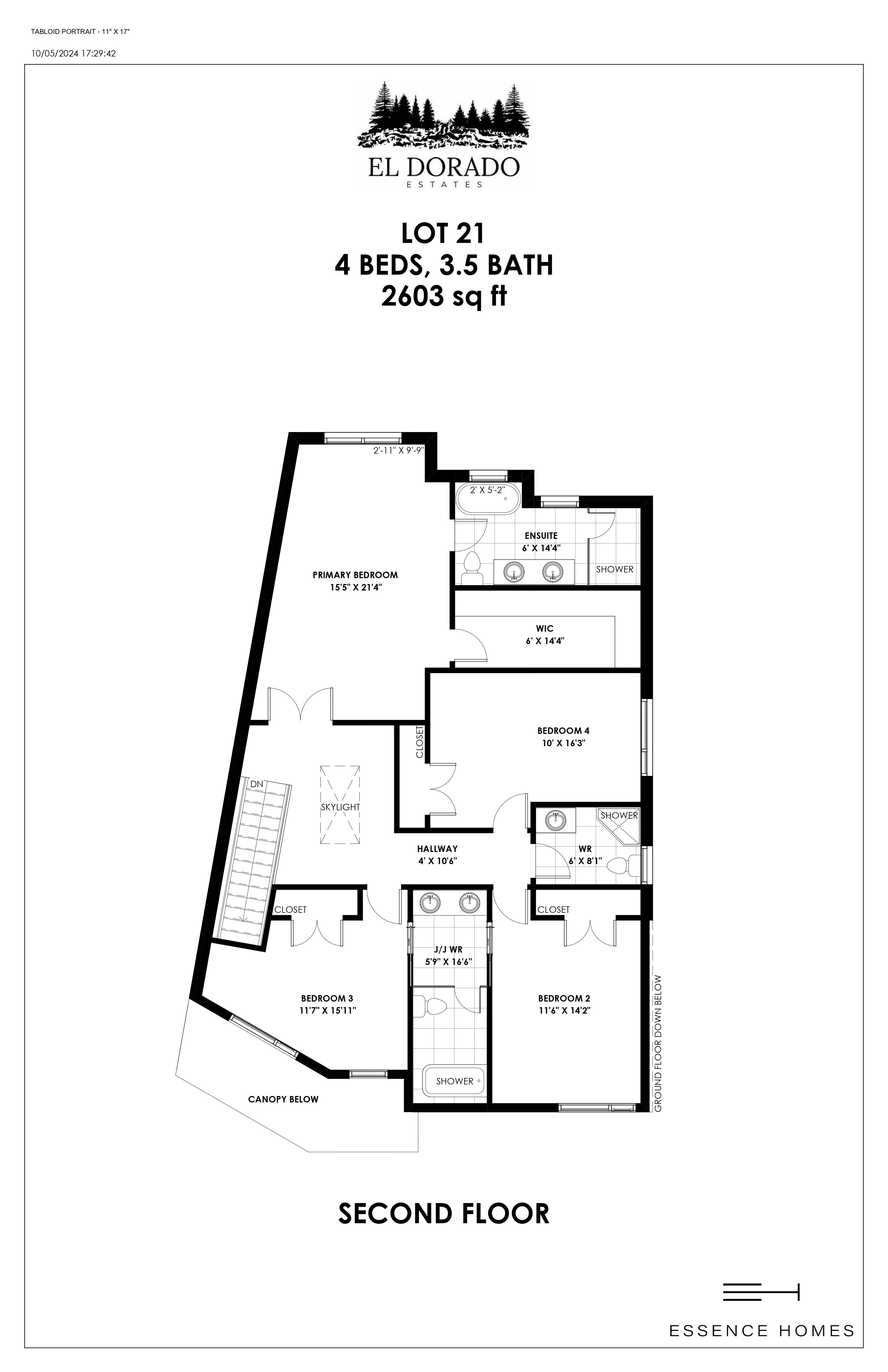 Lot 21 floor plan