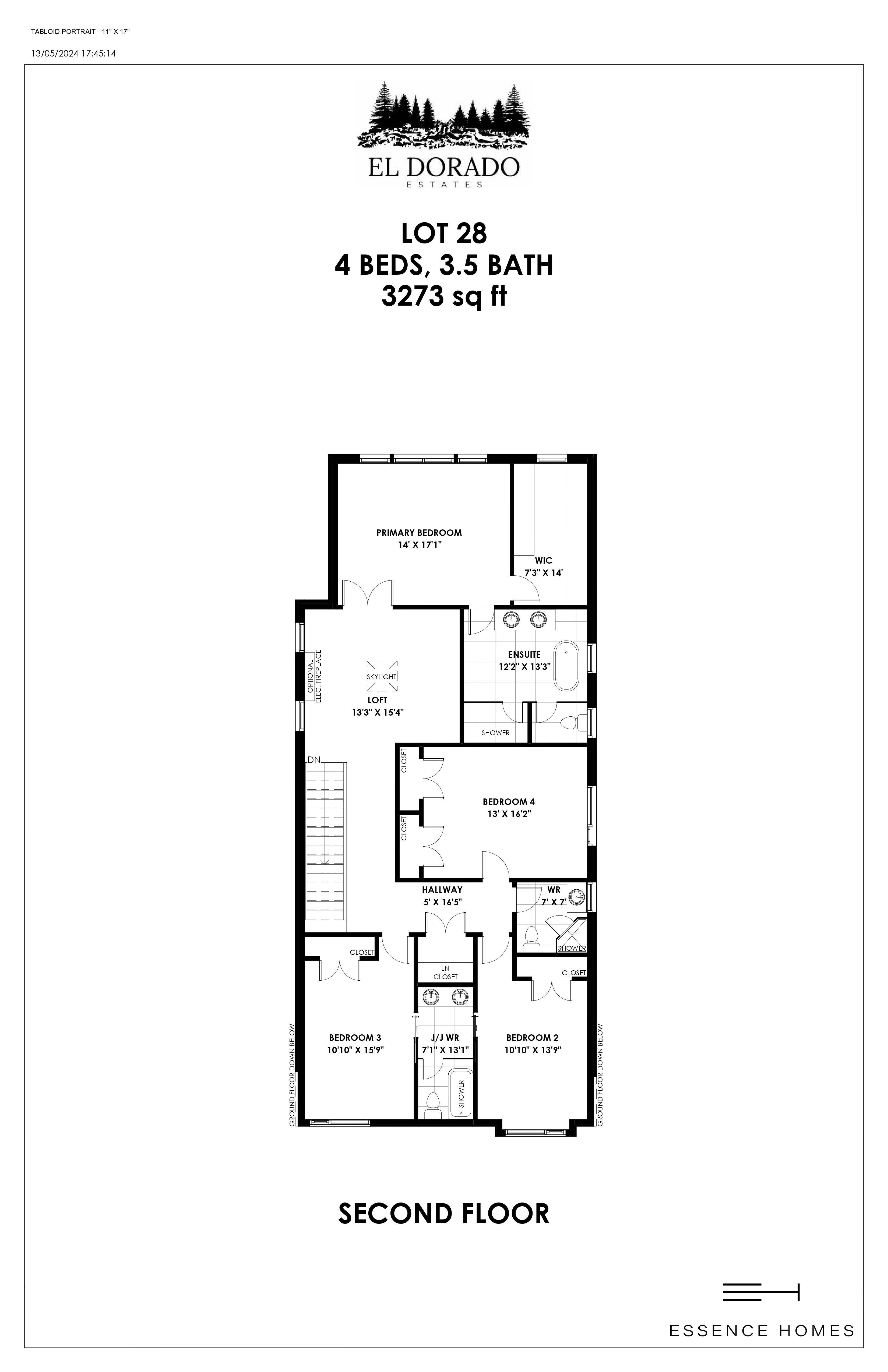 Lot 28 floor plan