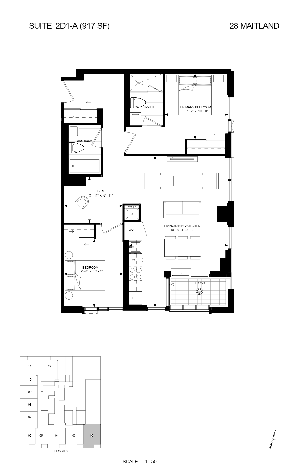 2D1-A floor plan