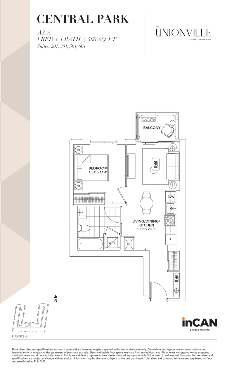 601 floor plan