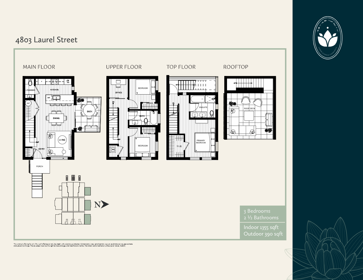 4803 Laurel Street floor plan