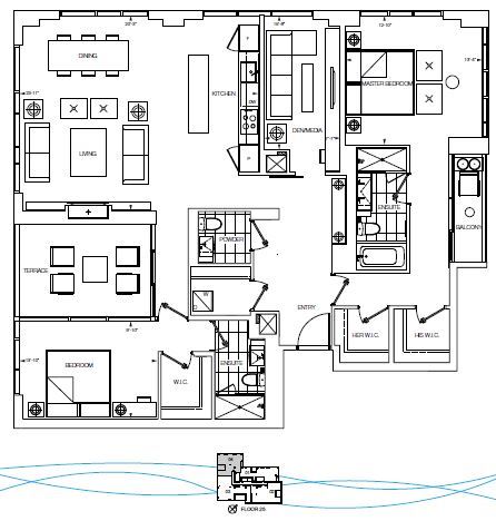 Nautique Lakefront Residences - Vantage Plan, Burlington ON | Livabl