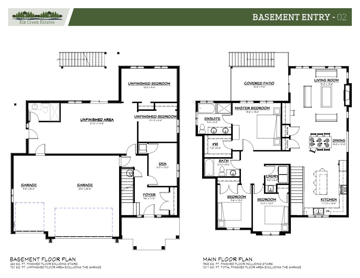 Elk Creek Estates - Basement Entry 2 Plan, Chilliwack BC | Livabl